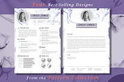 Resume CV Pattern Bundle, a Resume Template by Showy68 Template (Thumbnail 4 of 7)