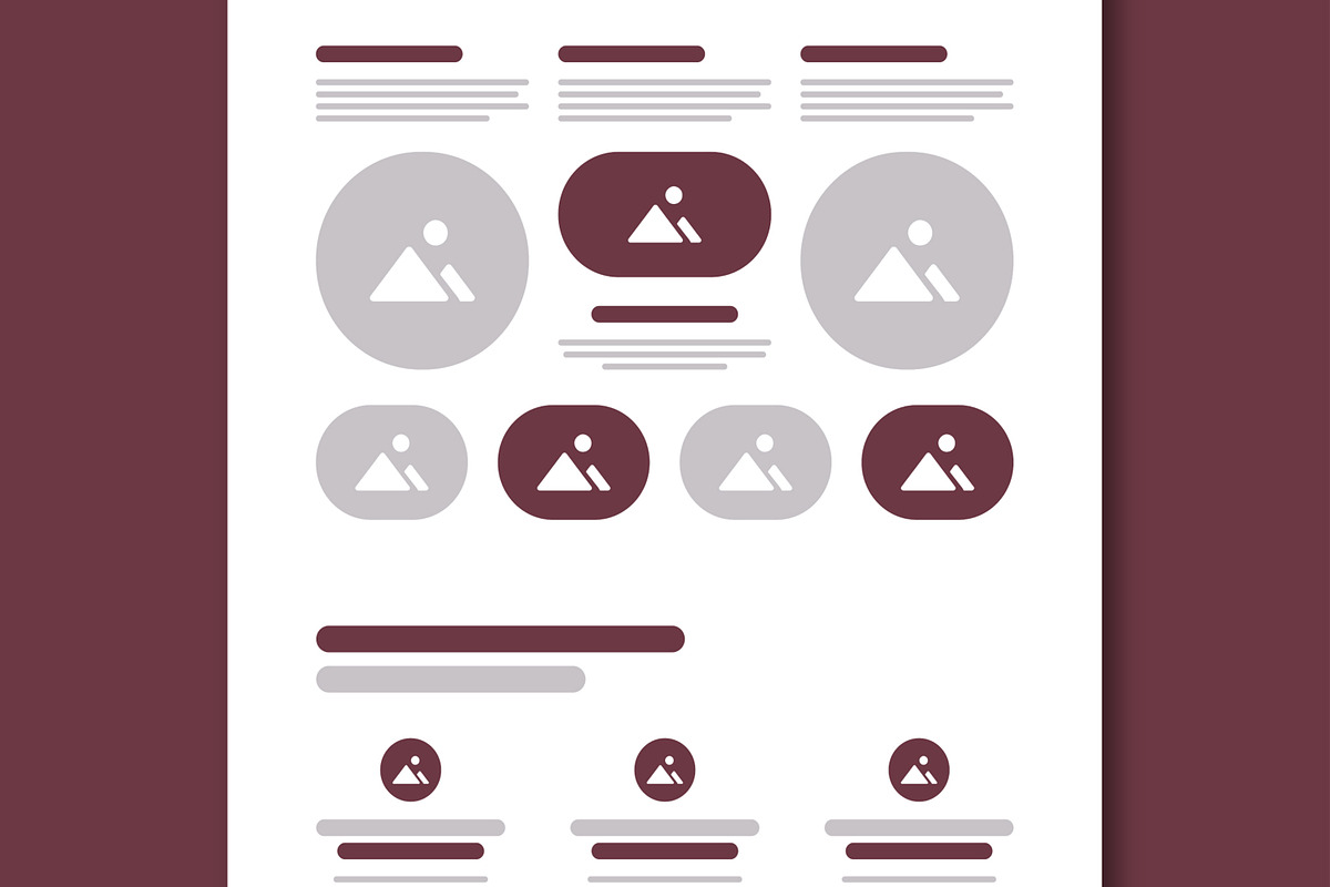 Travel Landing Page Wireframe Design, a Wireframe Template by MightyDesign (Photo 4 of 9)