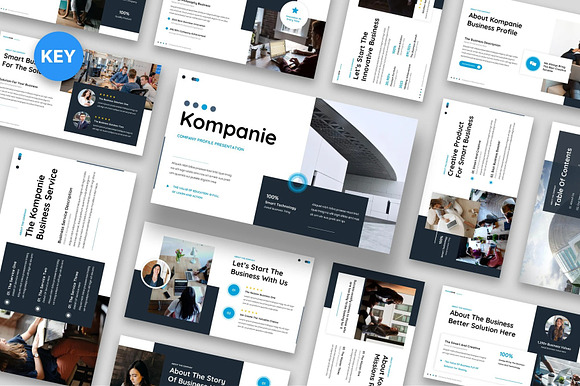 Kompanie - Company Profile Keynote preview 7