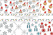 Cute Christmas Seamless Patterns, a Pattern Graphic by Palette Pursuit (Thumbnail 6 of 9)