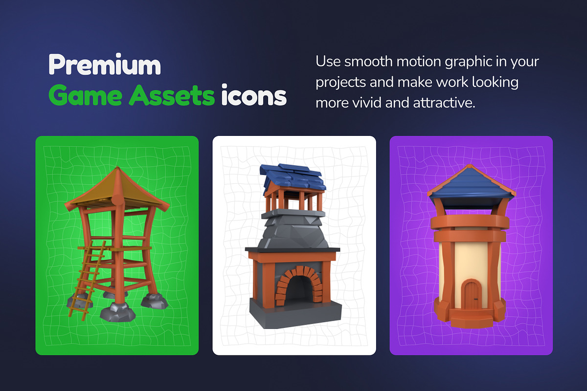 3D Game Assets Icons, an Emoji Icon by Vectors Market (Photo 8 of 10)