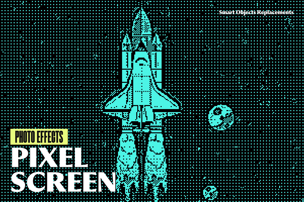 Pixel Screen Photo Effect, a Layer Style Add-On by dokudokunomi (Photo 1 of 5)