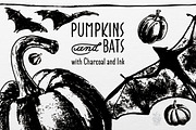 Pumpkins and Bats, an Illustration by Andrea Tardivo (Thumbnail 1 of 4)