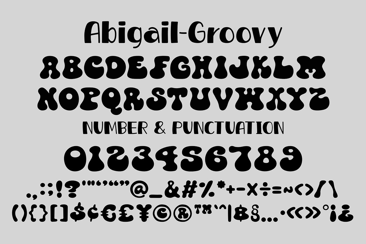 Abigail OTF, a Symbol Font by DREAMs Soul G. (Photo 6 of 9)
