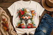 Cute Whimsical Forest Animals PNG, a Seasonal Illustration by CreationArt (Thumbnail 4 of 6)