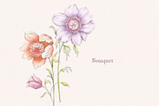 Floral Charme Vintage floral clipart, a Decorative Illustration by Ekaproeka (Thumbnail 5 of 6)