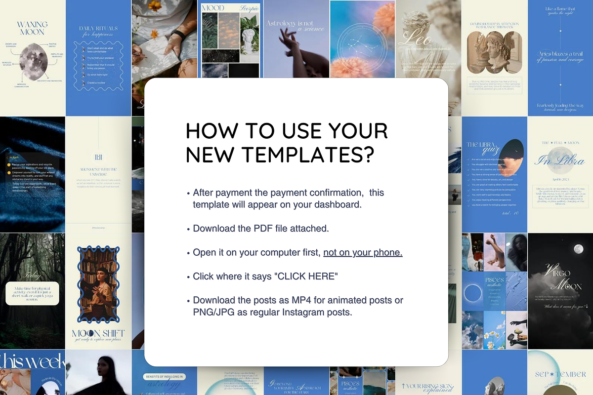 Astrology Instagram Mystic Bundle, a Social Media Template by Story Native (Photo 10 of 10)