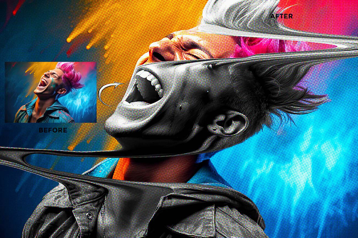 Liquid Surreal FX — Photoshop Action, an Action Add-On by Studio Retouch (Photo 6 of 11)