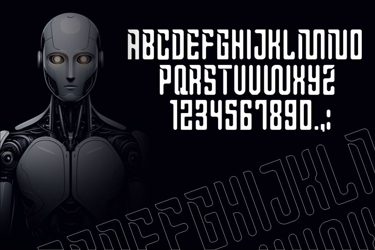 Cyberlodon - New Era Display Font, a Sans Serif Font by indranesia (Photo 3 of 3)