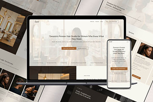 Hair Salon Website Template