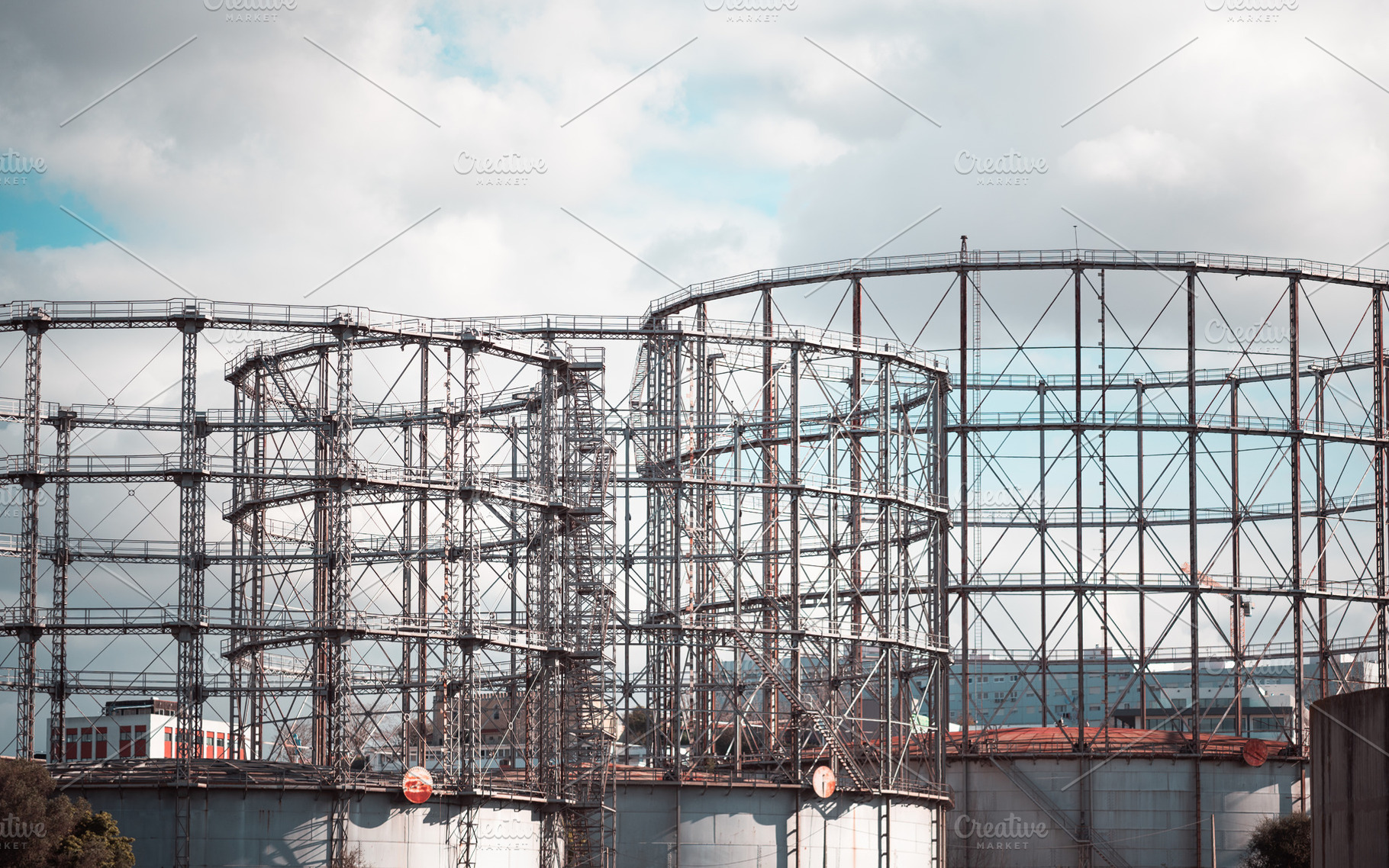 Industrial gas storage framework, an Industrial Photo by SkyNext