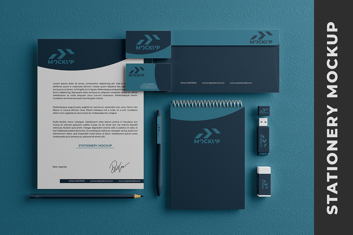 Branding Stationery Mockup, a Product Mockup by Pixie Creative (Photo 3 of 6)