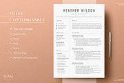 Professional Resume CV Template, a Resume Template by MAM Design (Thumbnail 6 of 10)