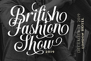 Hougbon - A Glamour Script, a Script Font by Letterhend Studio (Thumbnail 5 of 10)