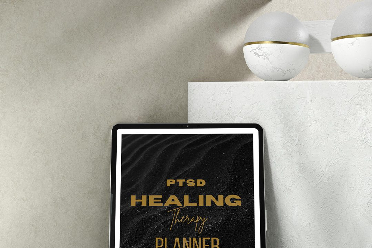 PTSD Healing Therapy Planner, a Print Template by Brand Your Biz Co. (Photo 1 of 9)