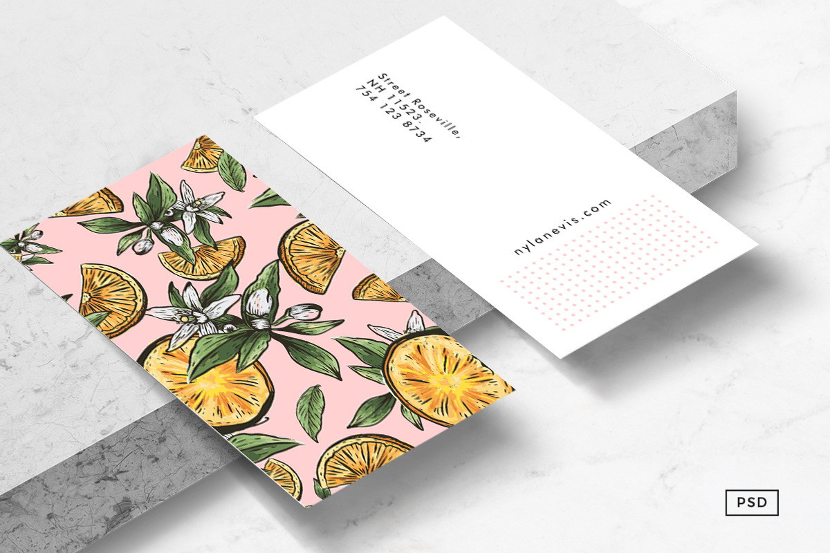Lemon Crush Business Card Template, a Business Card Template by Human-made. Made to feel. (Photo 1 of 3)