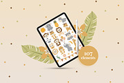 Baby Animals Clipart & Patterns, an Animal Illustration by JT_Design_Art (Thumbnail 4 of 10)