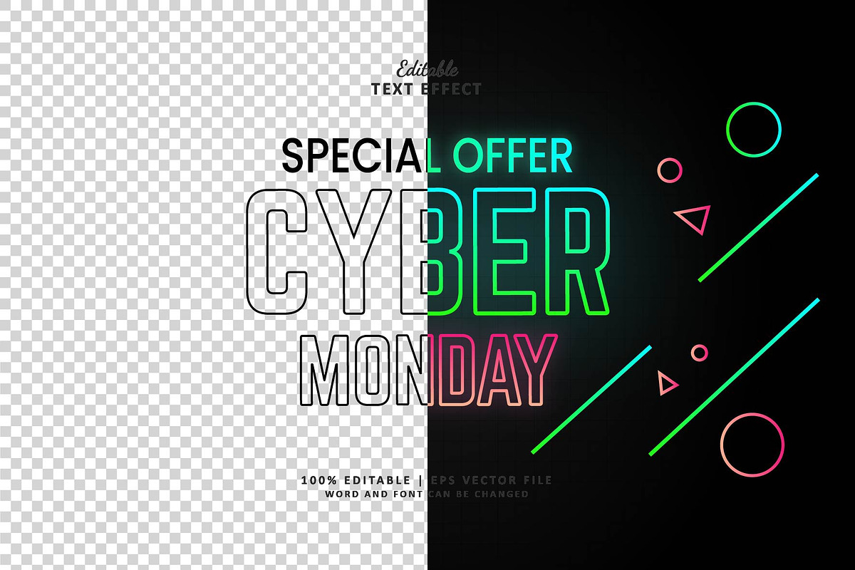 Text Effect Cyber Monday, a Layer Style Add-On by Navy Graphic (Photo 2 of 2)