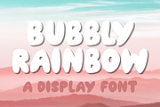 Bubbly Rainbow | A fun display font, a Font by Design av MAD (Thumbnail 1 of 7)