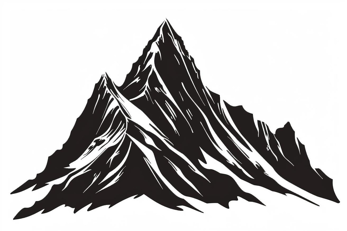 Mountain Tree Silhouette Bundle, a Graphic by balal (Photo 2 of 11)