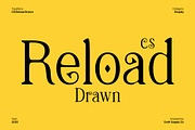 CS Reload Drawn, a Serif Font by Craft Supply Co. (Thumbnail 1 of 8)