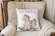 Baby Toile Nursery Graphics, an Illustration by MockupWizard (Thumbnail 5 of 6)