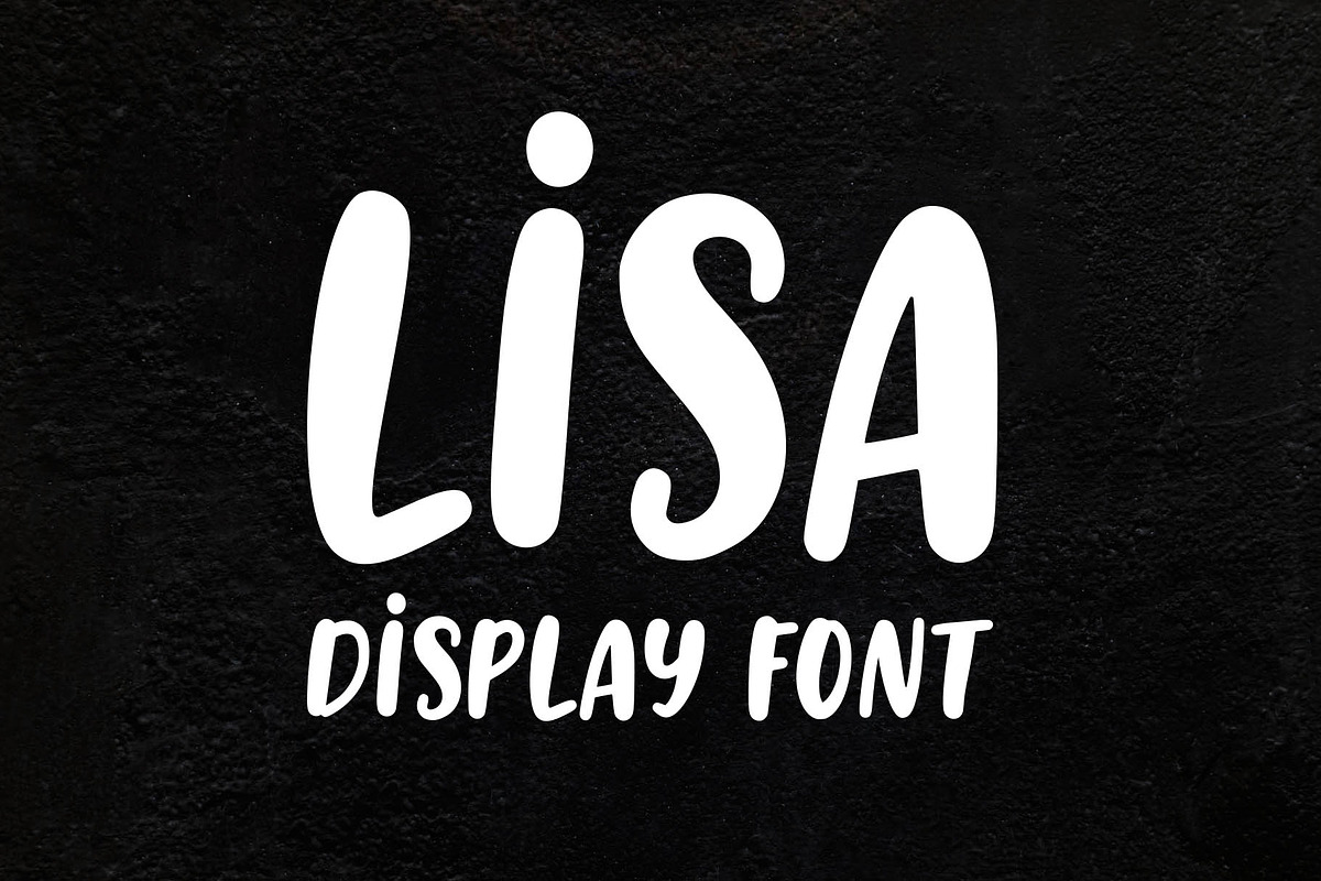 All caps font