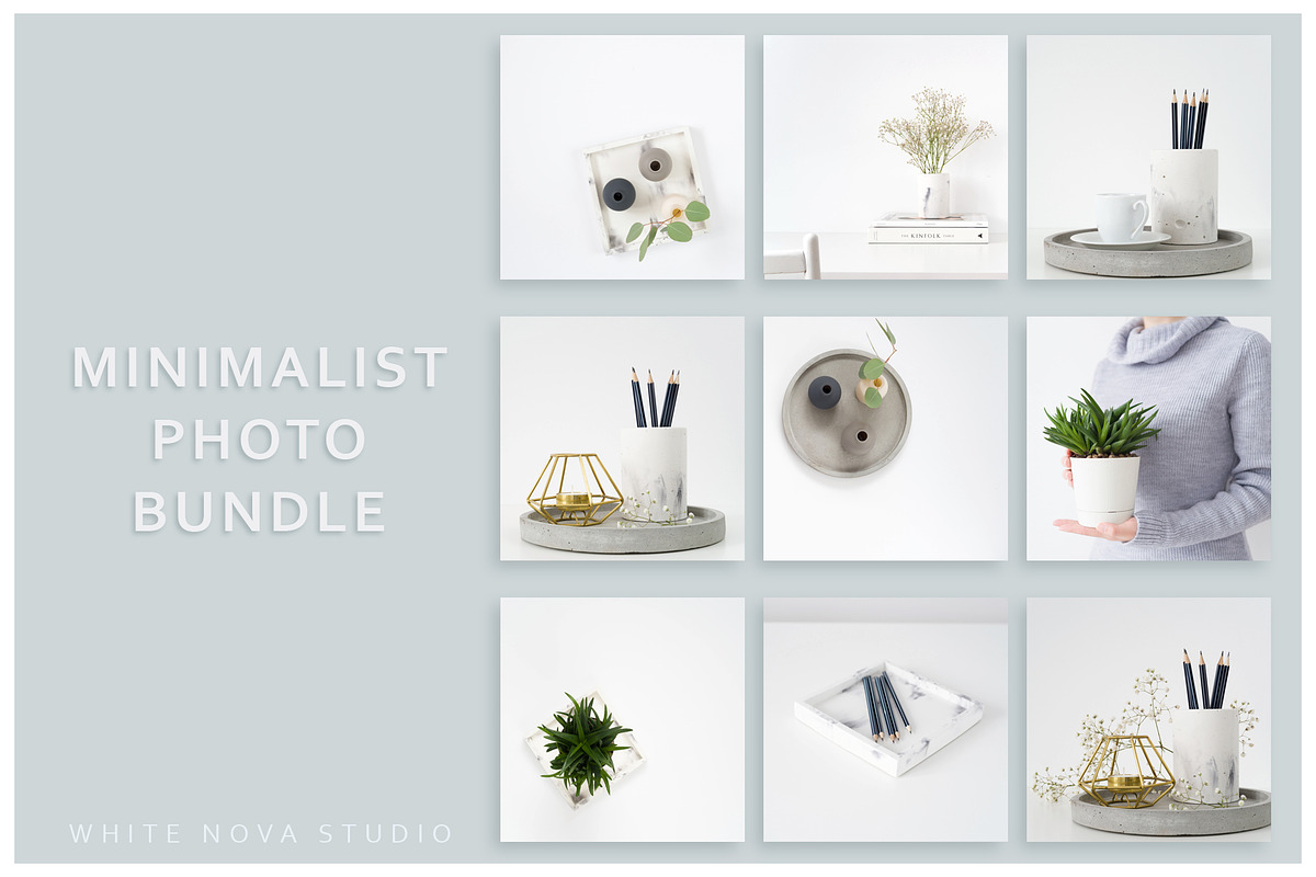 Minimalist Instagram Photo Bundle, a Social Media Template by Kate Roubin (Photo 4 of 5)