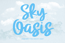 Sky Oasis Script Font