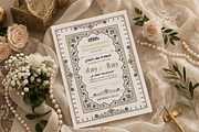 Islamic marriage nikkah certificate, a Poster Template by Artemieva Kateryna (Thumbnail 5 of 5)