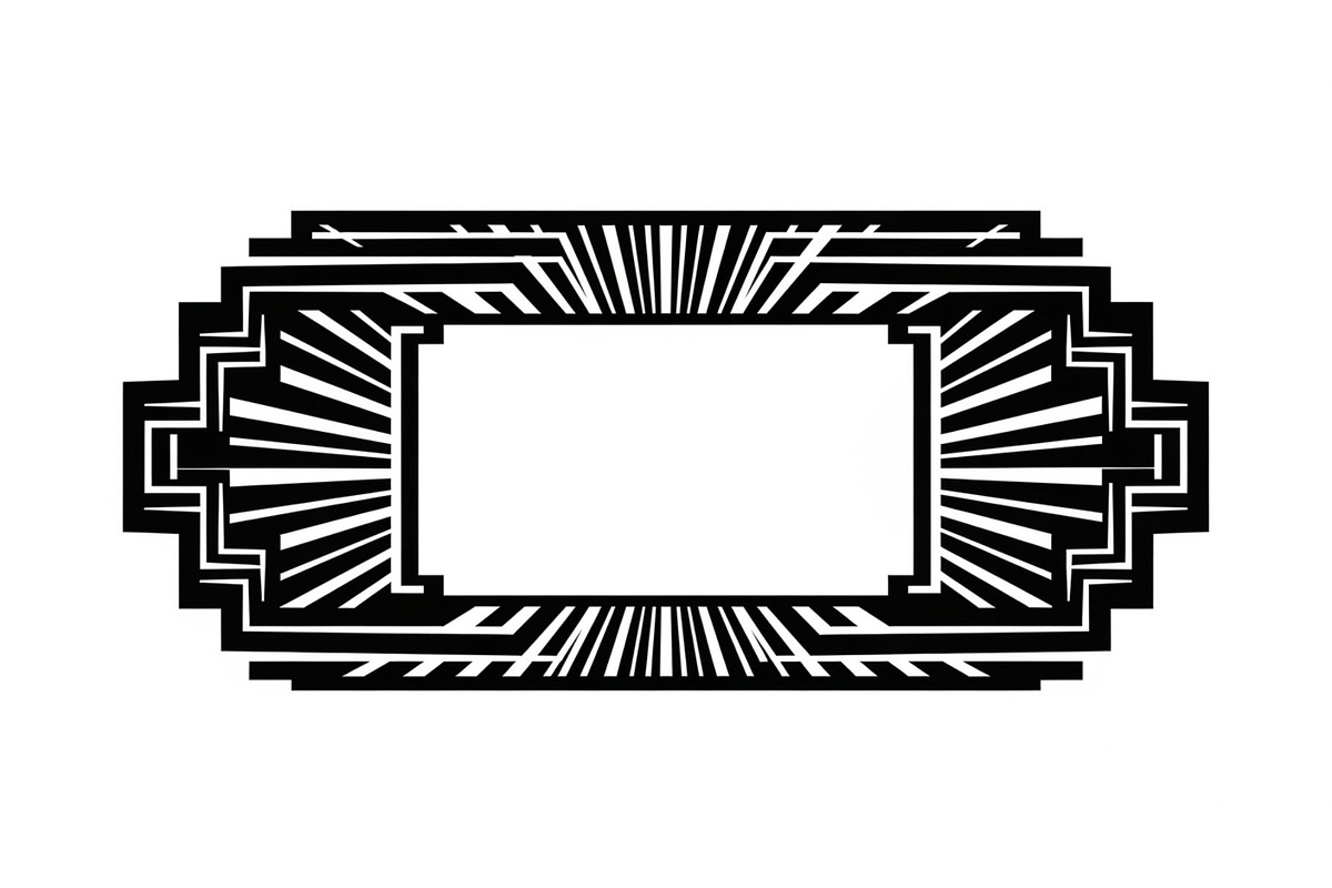 Art Deco Frame SVG Bundle, an Illustration by Creativeshirt (Photo 19 of 31)