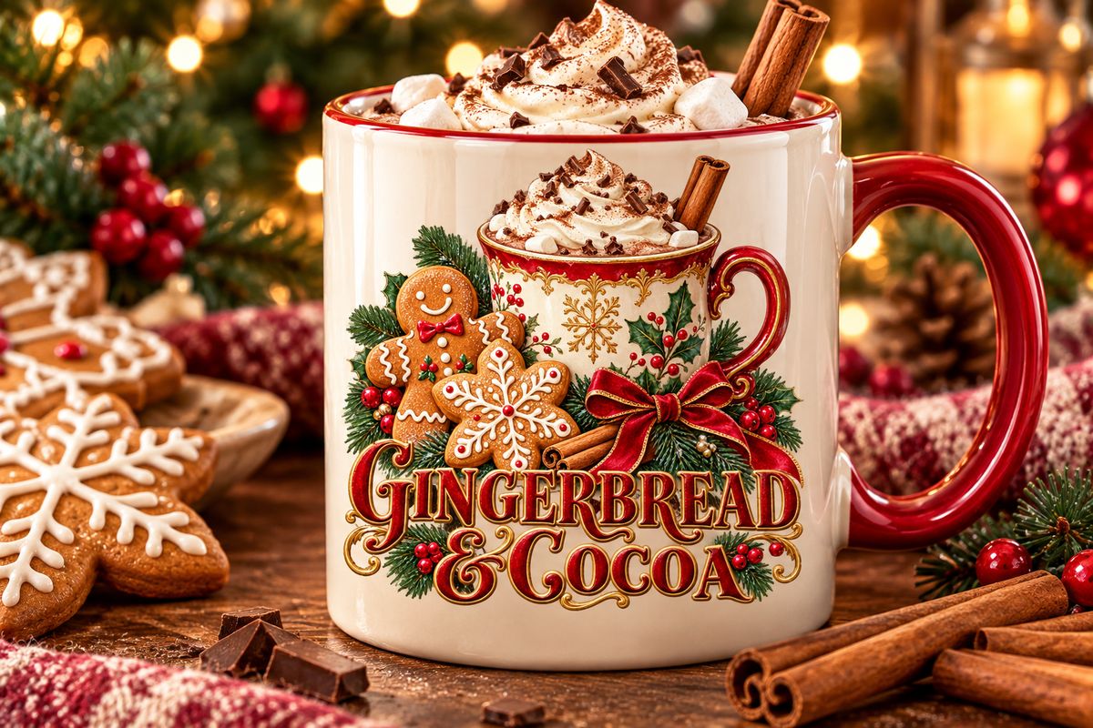 Vintage Gingerbread Bakery Clipart, an Object Graphic by Colorsfav (Photo 5 of 5)
