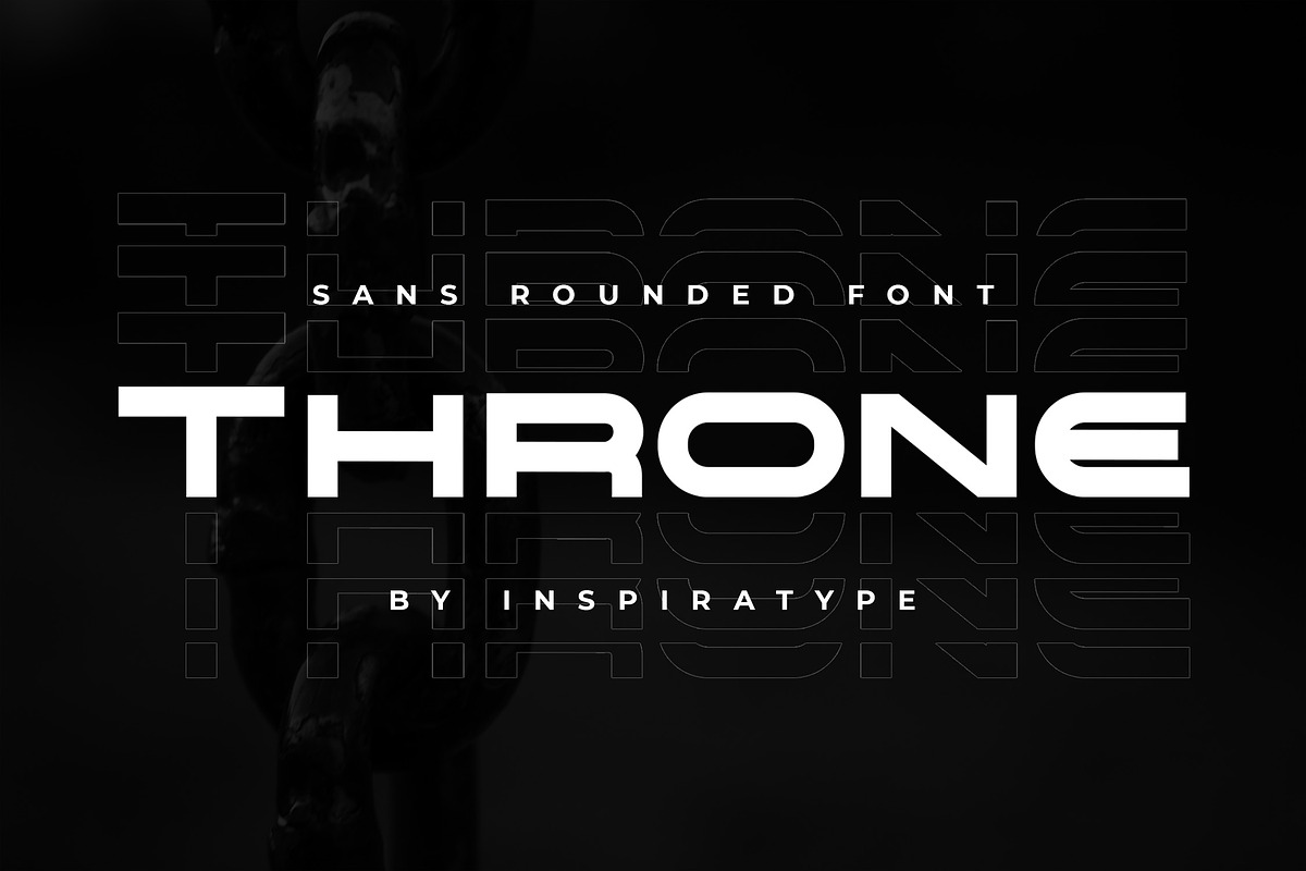 Throne - Sans Rounded Font, a Sans Serif Font by Inspiratype (Photo 1 of 5)