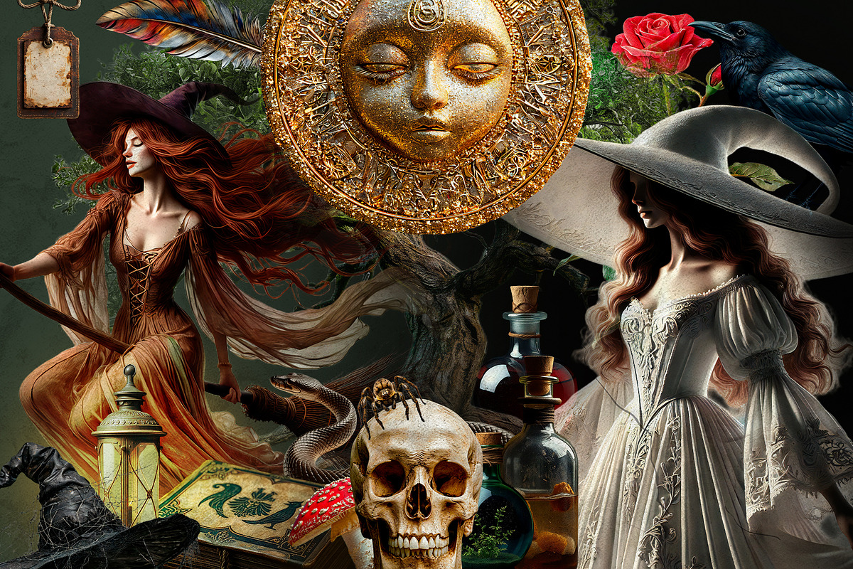 The Witch's Tale Mystical Collage, an Object Graphic by Anna Babich (Photo 5 of 9)