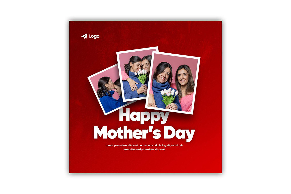 Mother's Day Banner Design Template, a Social Media Template by Saman Osama