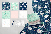 Swan Princess - Pattern & Prints, a Pattern Graphic by Brzozowska (Thumbnail 2 of 9)