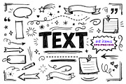 Hand Drawn Elements for Text, an Object Graphic by VIVAT Design Studio (Thumbnail 1 of 4)