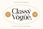 Classy Vogue - Stylish Serif, a Serif Font by Variatype (Thumbnail 1 of 16)