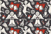 Vintage Christmas Cartoon Patterns, a Pattern Graphic by Adiemus (Thumbnail 8 of 8)