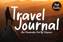 Travel Journal - Handwriting Font