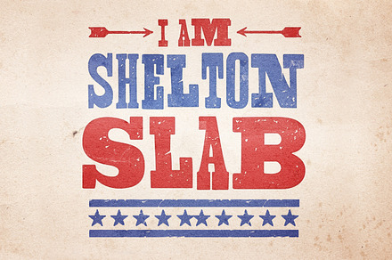 Shelton Slab, a Slab Serif Font by HvD Fonts