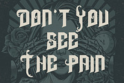 Montana Belluci, a Blackletter Font by HATFSTUDIO (Thumbnail 4 of 8)