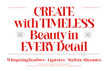 Whispering Beadows Modern Serif