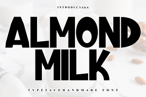 Almond Milk, a Slab Serif Font by FreshTypeINK