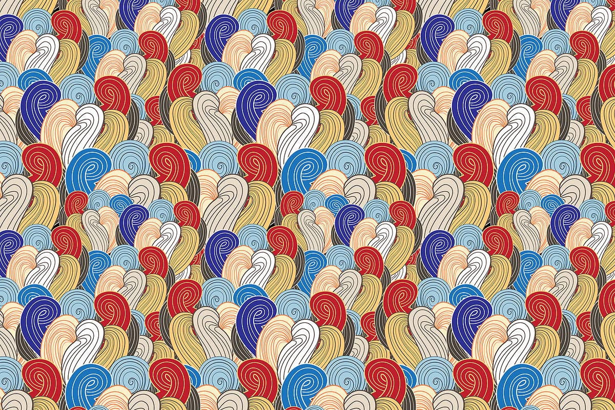 Set of Abstract colorful patterns, a Pattern Graphic by Tanor (Photo 5 of 7)
