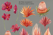 Autumn tropics floral set, a Decorative Illustration by Antikva17 (Thumbnail 7 of 7)