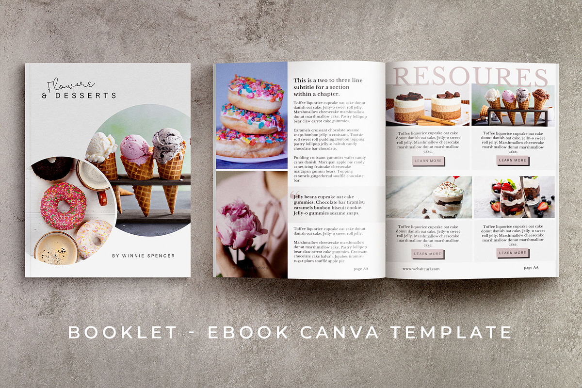 Booklet-eBook Canva Template | Poppy, a Magazine Template by Studio Sugoi (Photo 1 of 5)