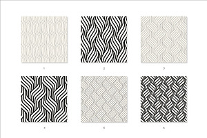 Herringbone Seamless Patterns Set