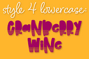 Cranberry Wine - Stripe Font Family, a Font by CraftyLittleNodes (Thumbnail 5 of 10)
