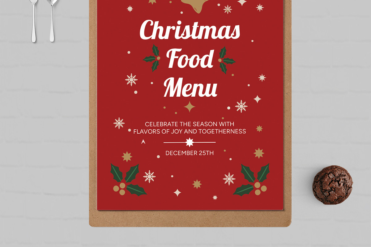 Christmas Food Menu, a Flyer Template by MightyDesign (Photo 3 of 8)